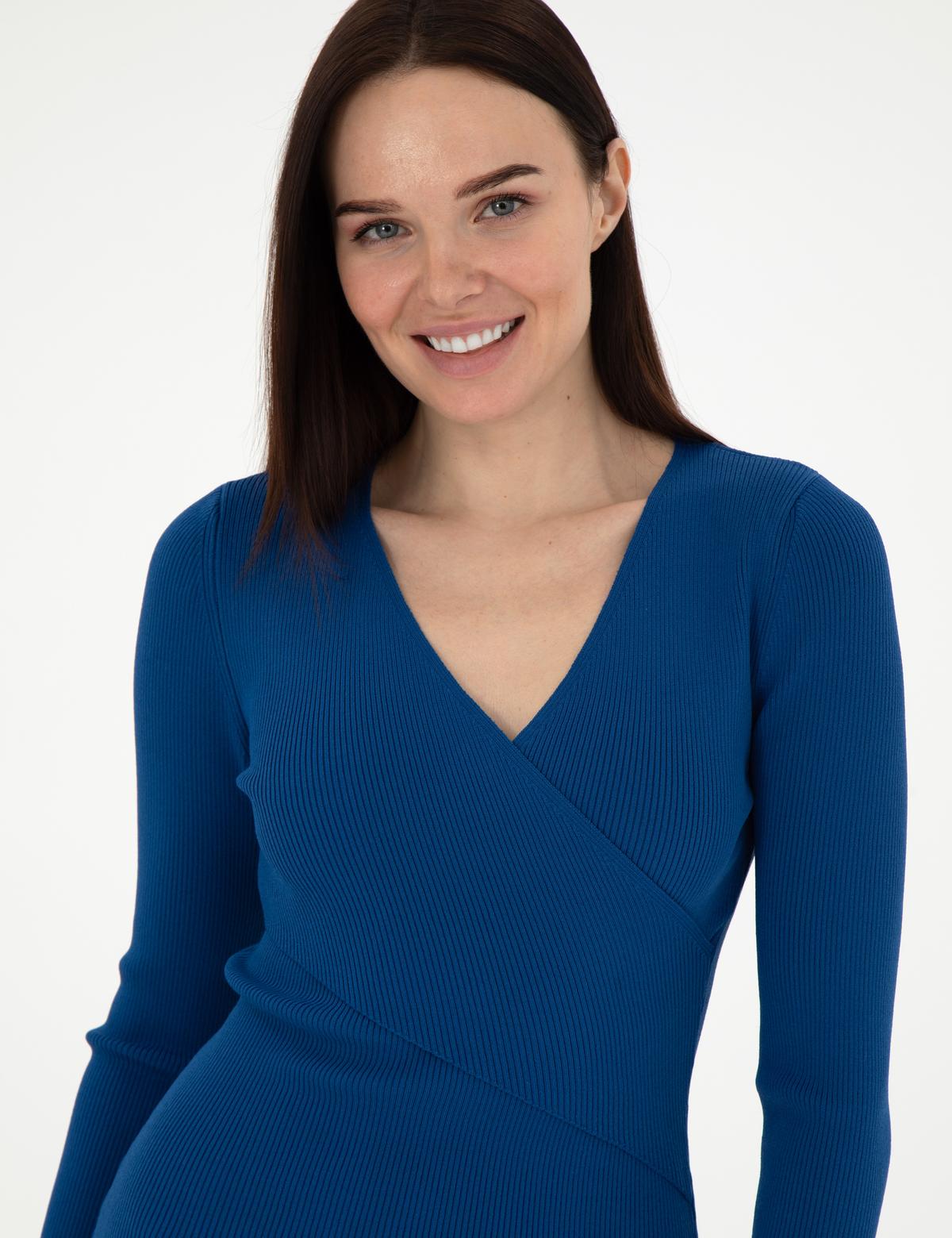 Saks Ex. Slim Fit Triko Elbise - 50290598010