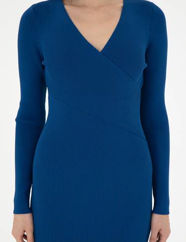 Saks Ex. Slim Fit Triko Elbise