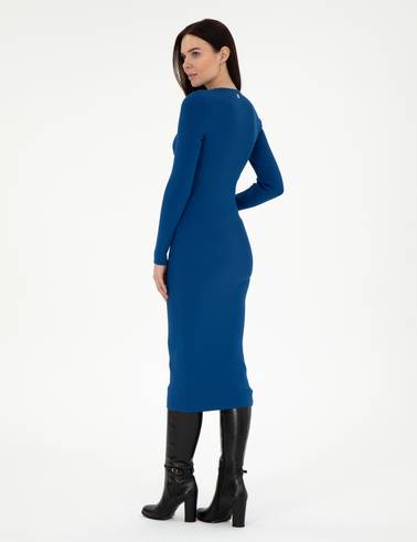 Saks Ex. Slim Fit Triko Elbise