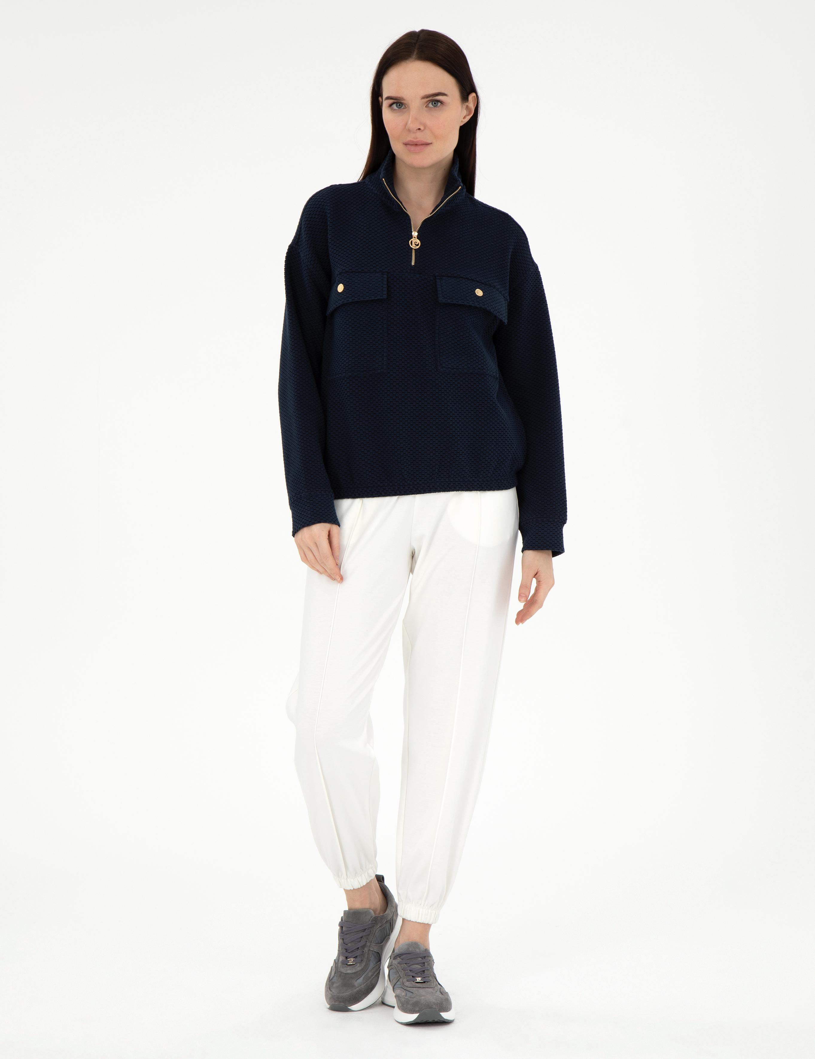 Lacivert Oversize Sweatshirt