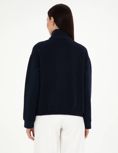 Lacivert Oversize Sweatshirt