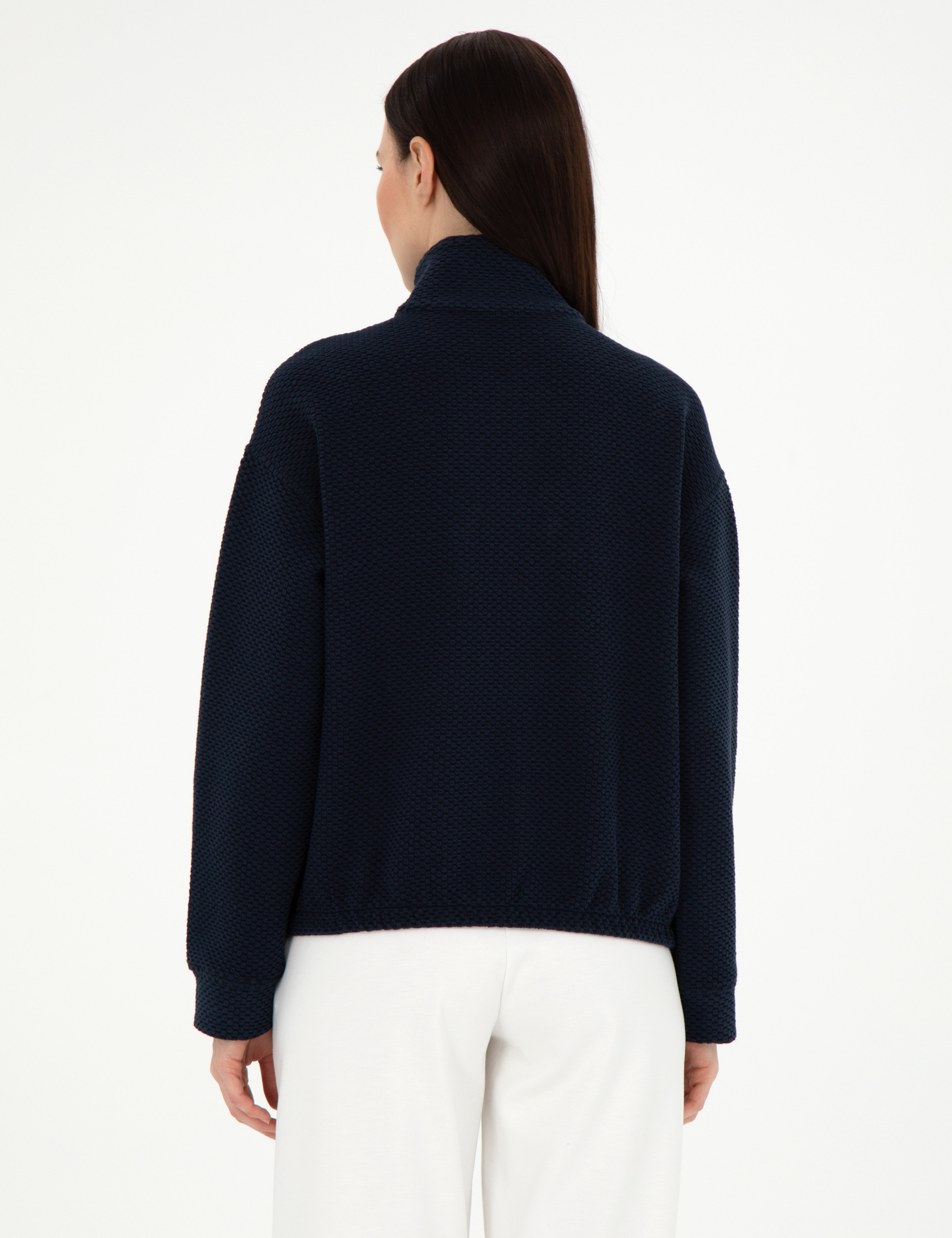 Lacivert Oversize Sweatshirt