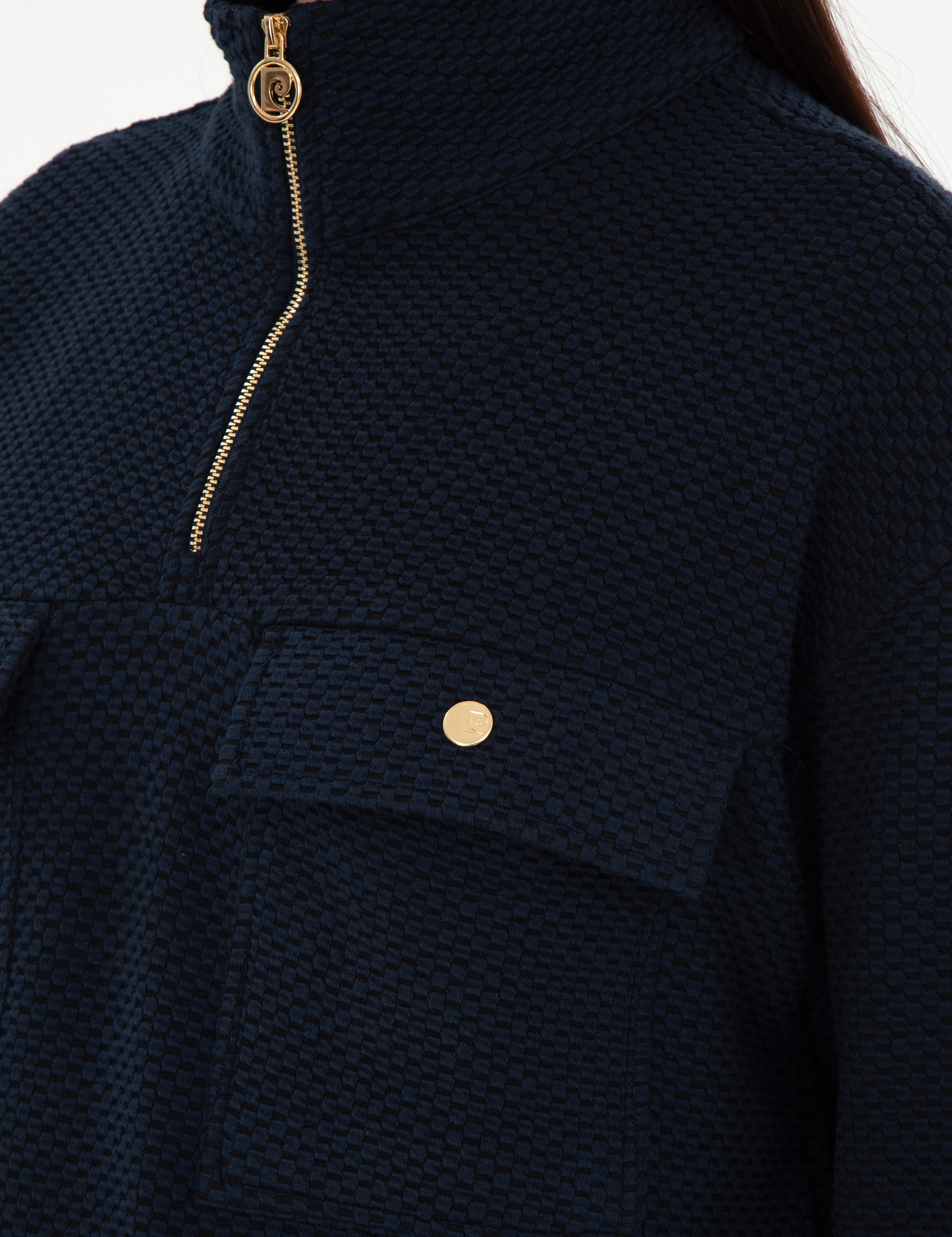Lacivert Oversize Sweatshirt