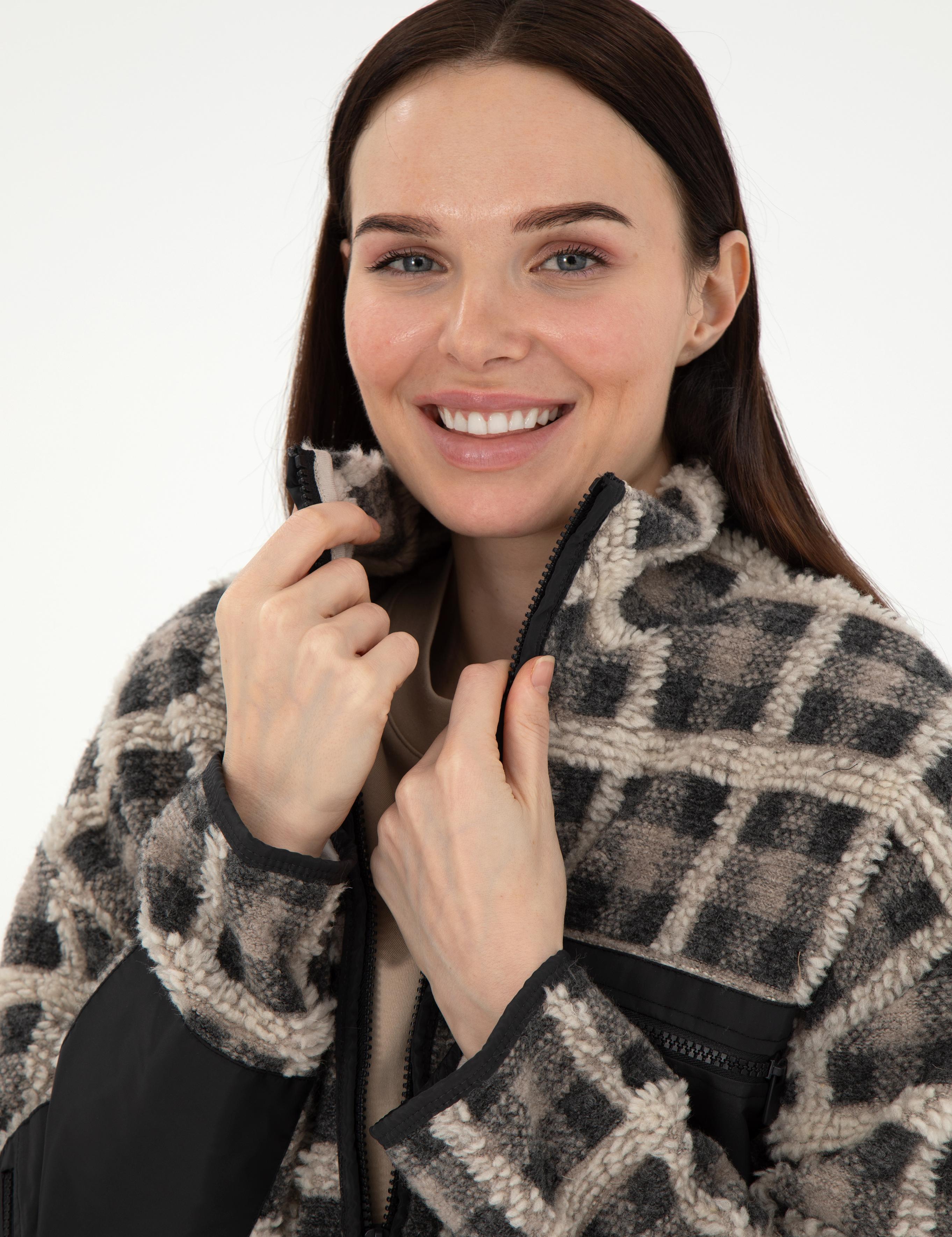 Antrasit Comfort Fit Örme Hırka