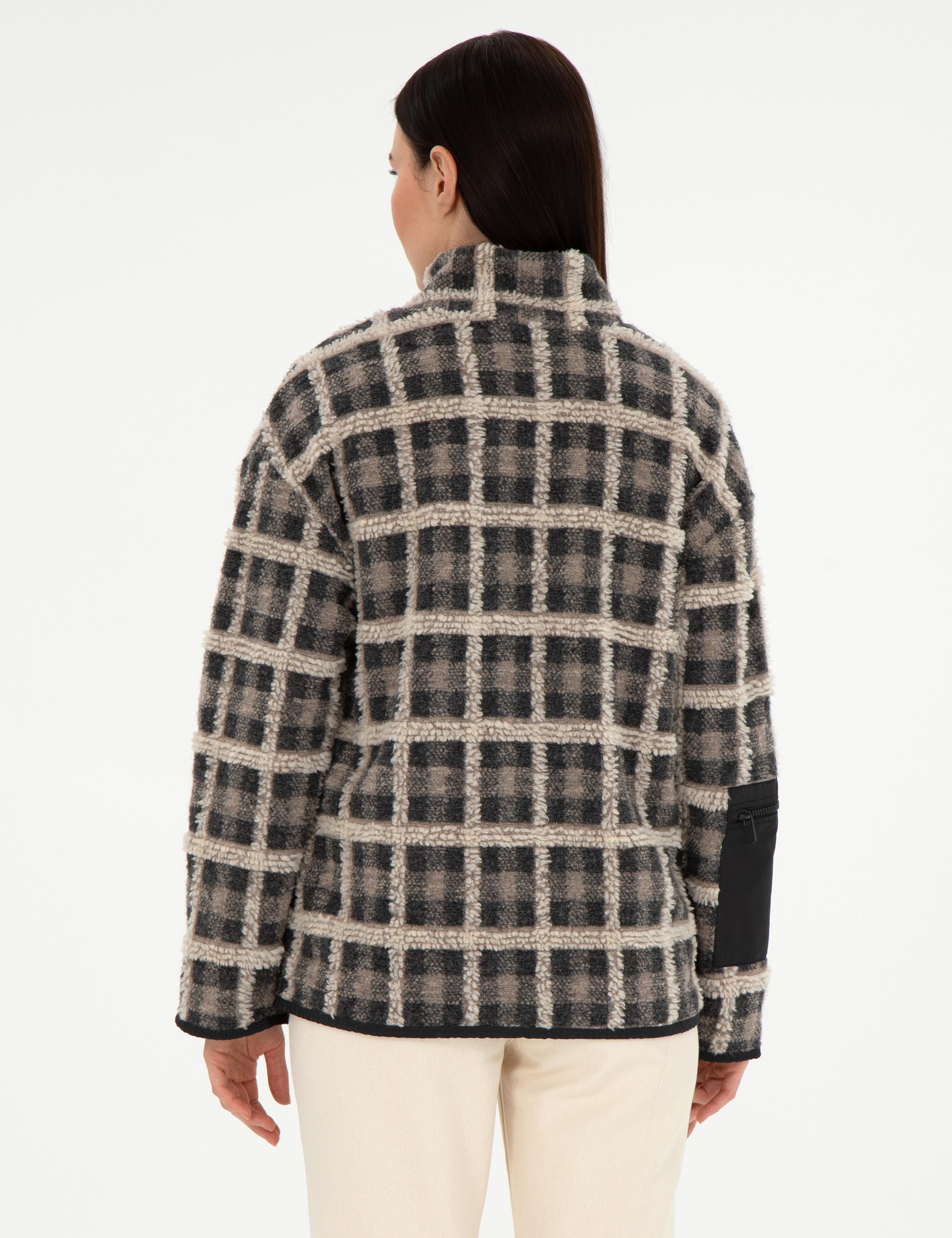 Antrasit Comfort Fit Örme Hırka