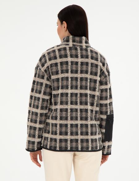 Antrasit Comfort Fit Örme Hırka - 50290991005