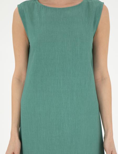 Yeşil Regular Fit Dokuma Elbise - 50301066009