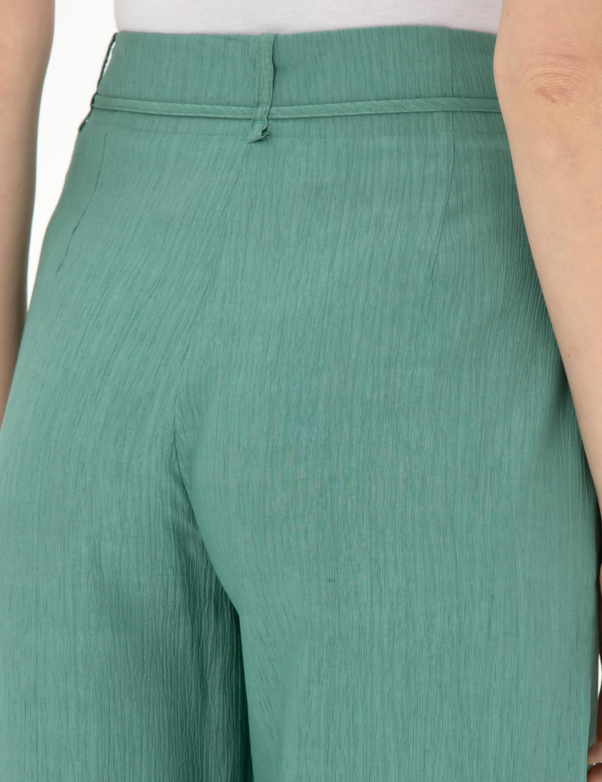 Yeşil Loose Fit Pantolon - 50301266005