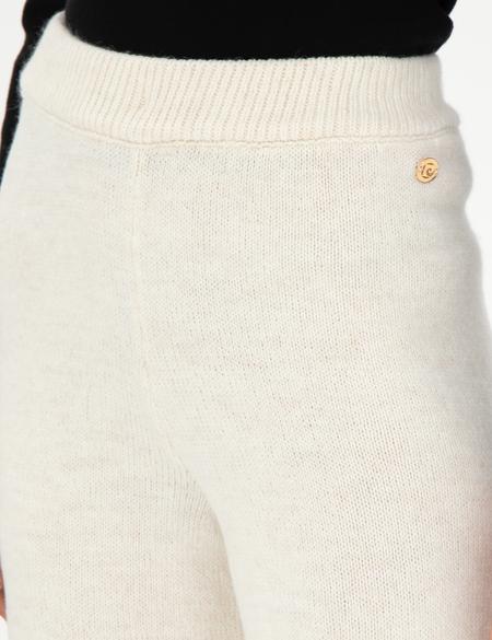 Ekru Loose Fit Triko Pantolon - 50296235006