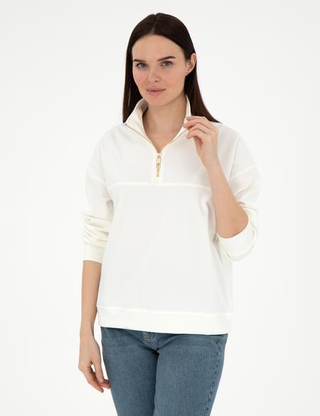 Ekru Oversize Sweatshirt - 50299272010