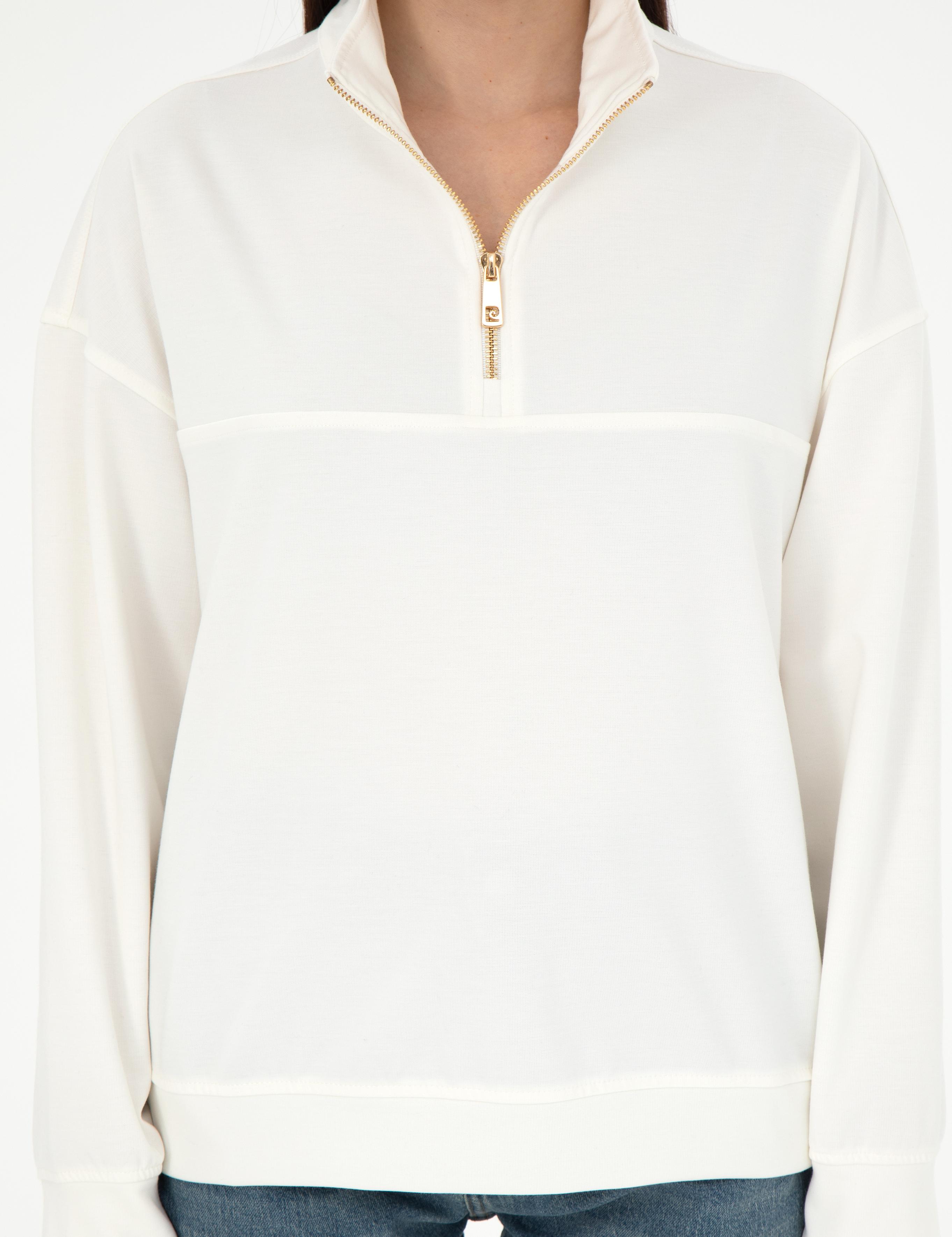 Ekru Oversize Sweatshirt