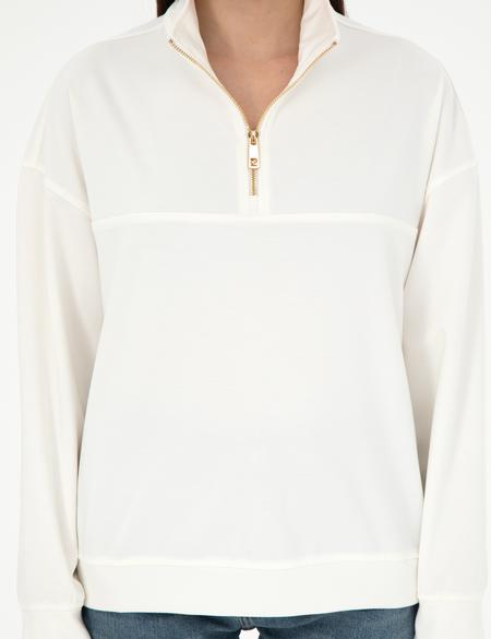 Ekru Oversize Sweatshirt - 50299272010