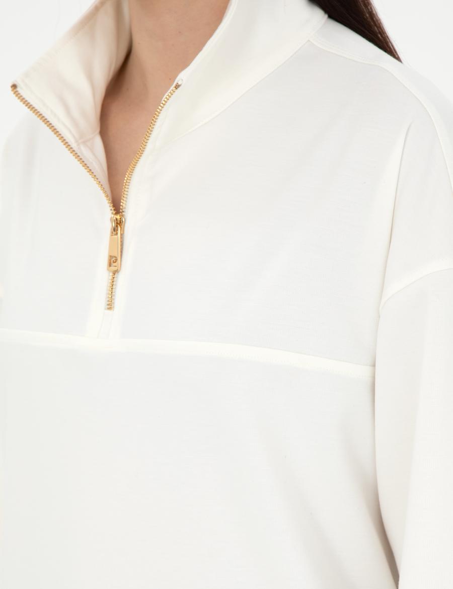 Ekru Oversize Sweatshirt