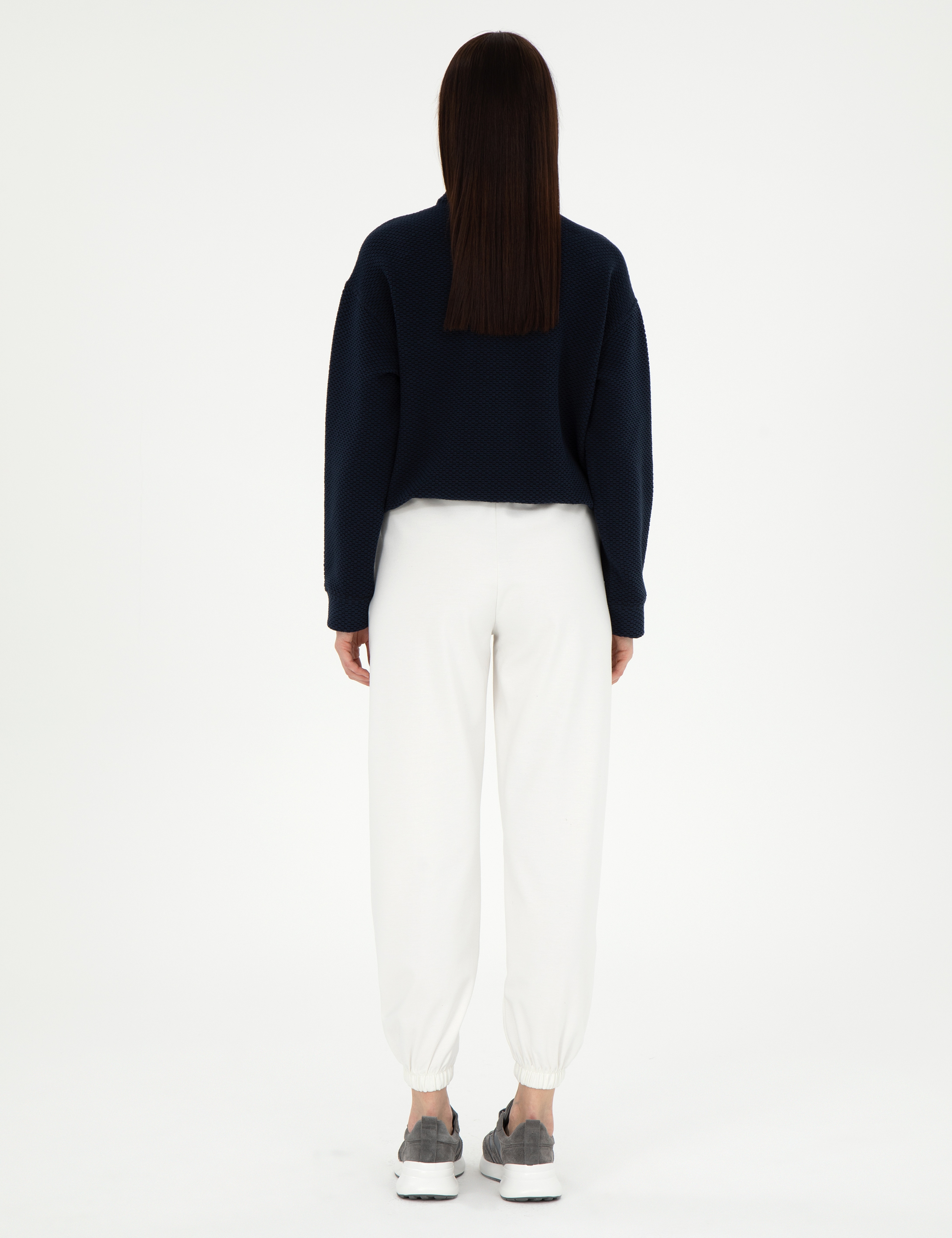 Ekru Regular Fit Eşofman Altı - Image 4