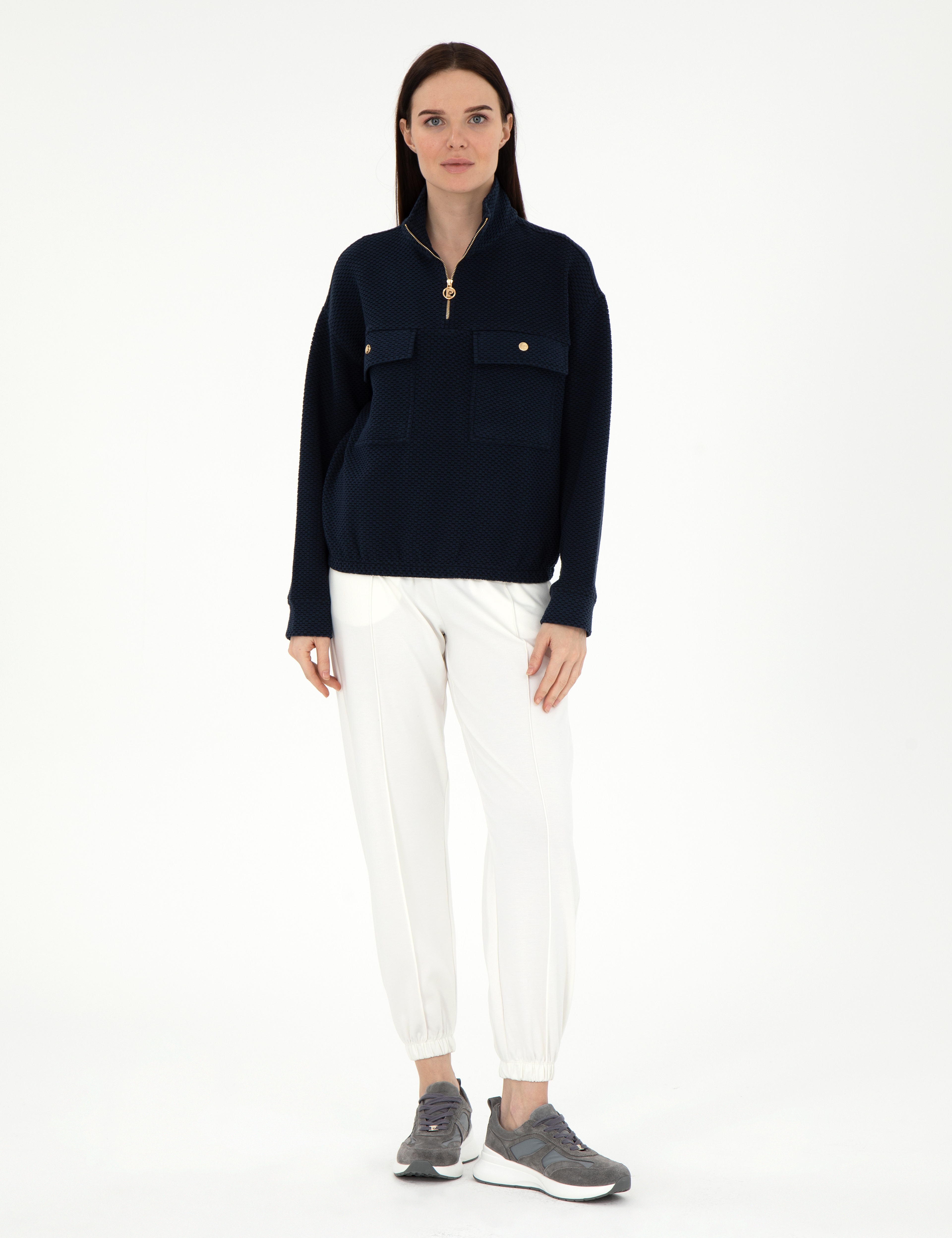 Ekru Regular Fit Eşofman Altı - Image 1