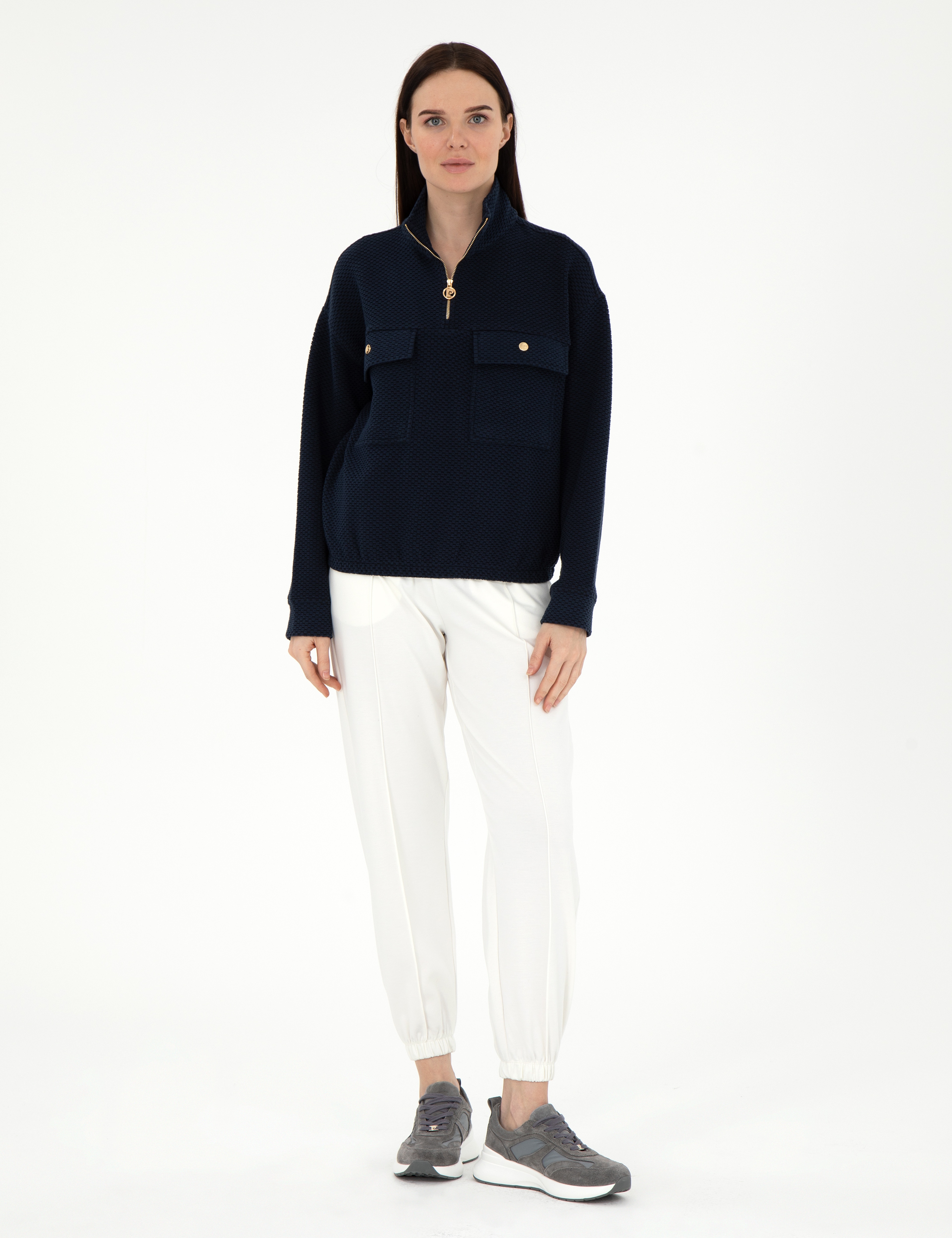 Ekru Regular Fit Eşofman Altı