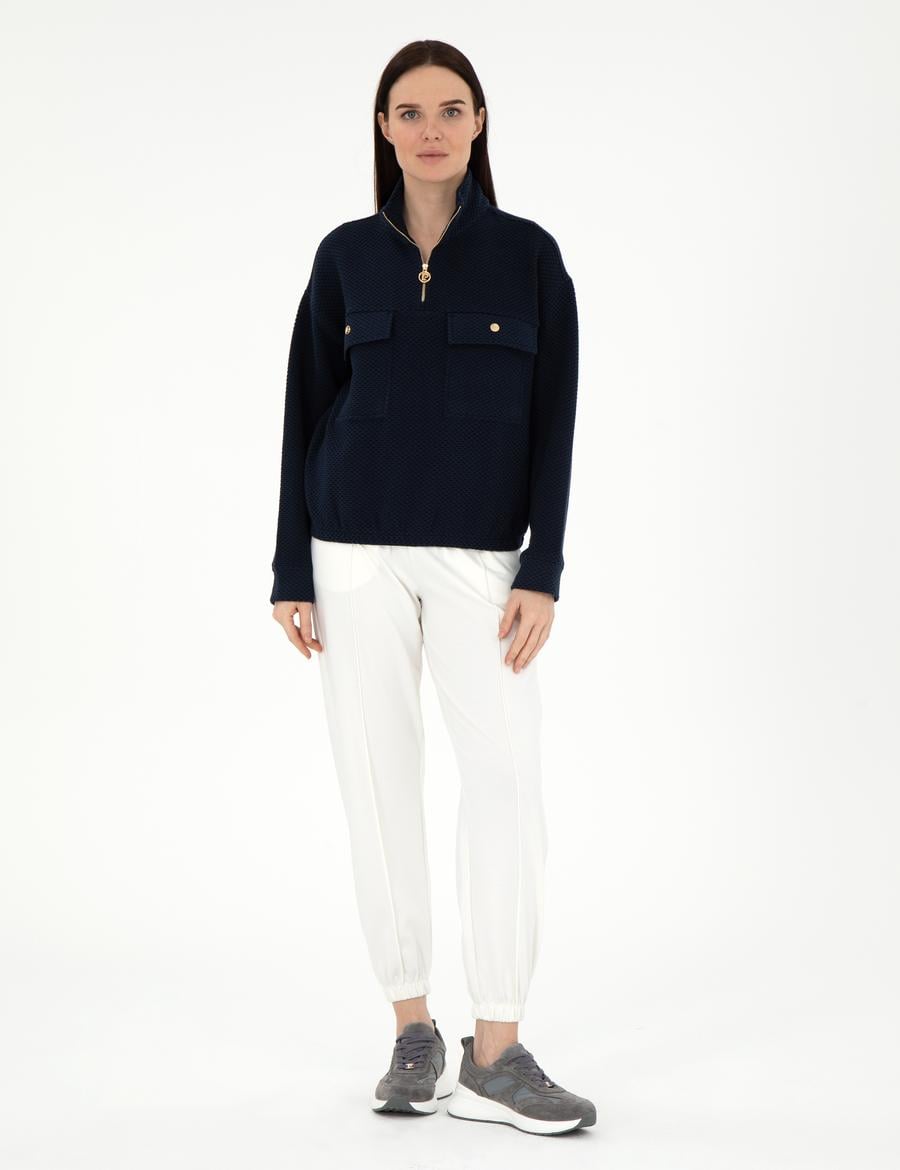 Ekru Regular Fit Eşofman Altı