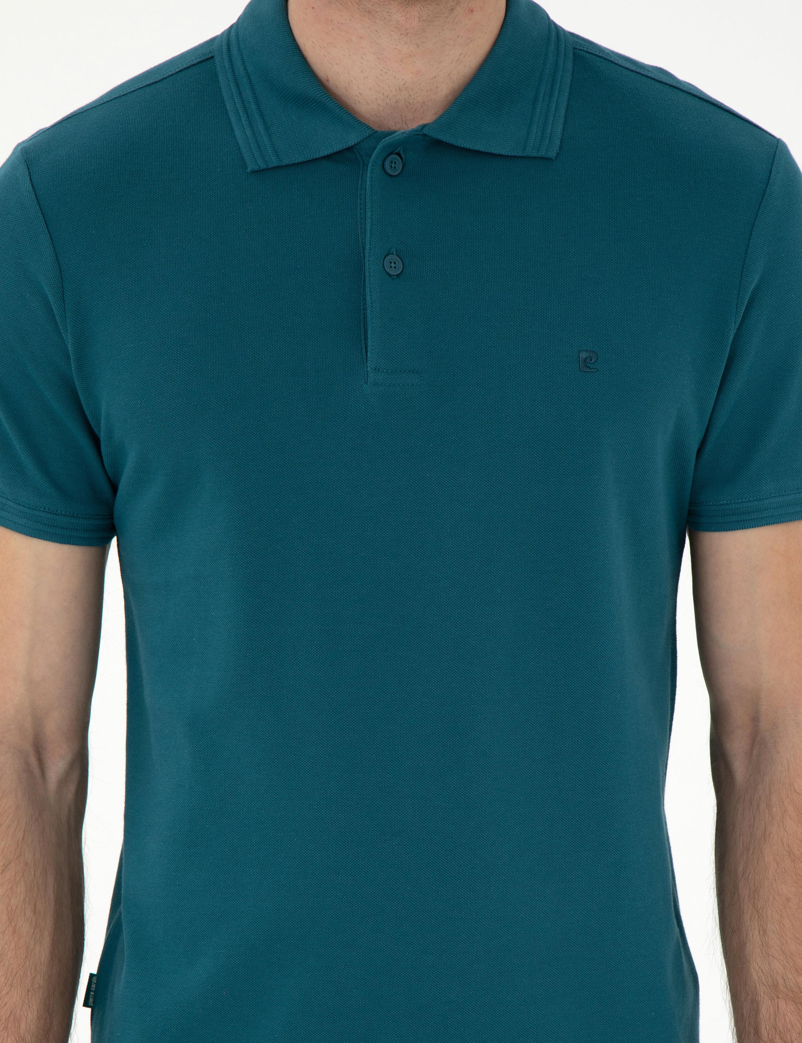 Zümrüt Slim Fit %100 Pamuk Polo Yaka Basic Tişört