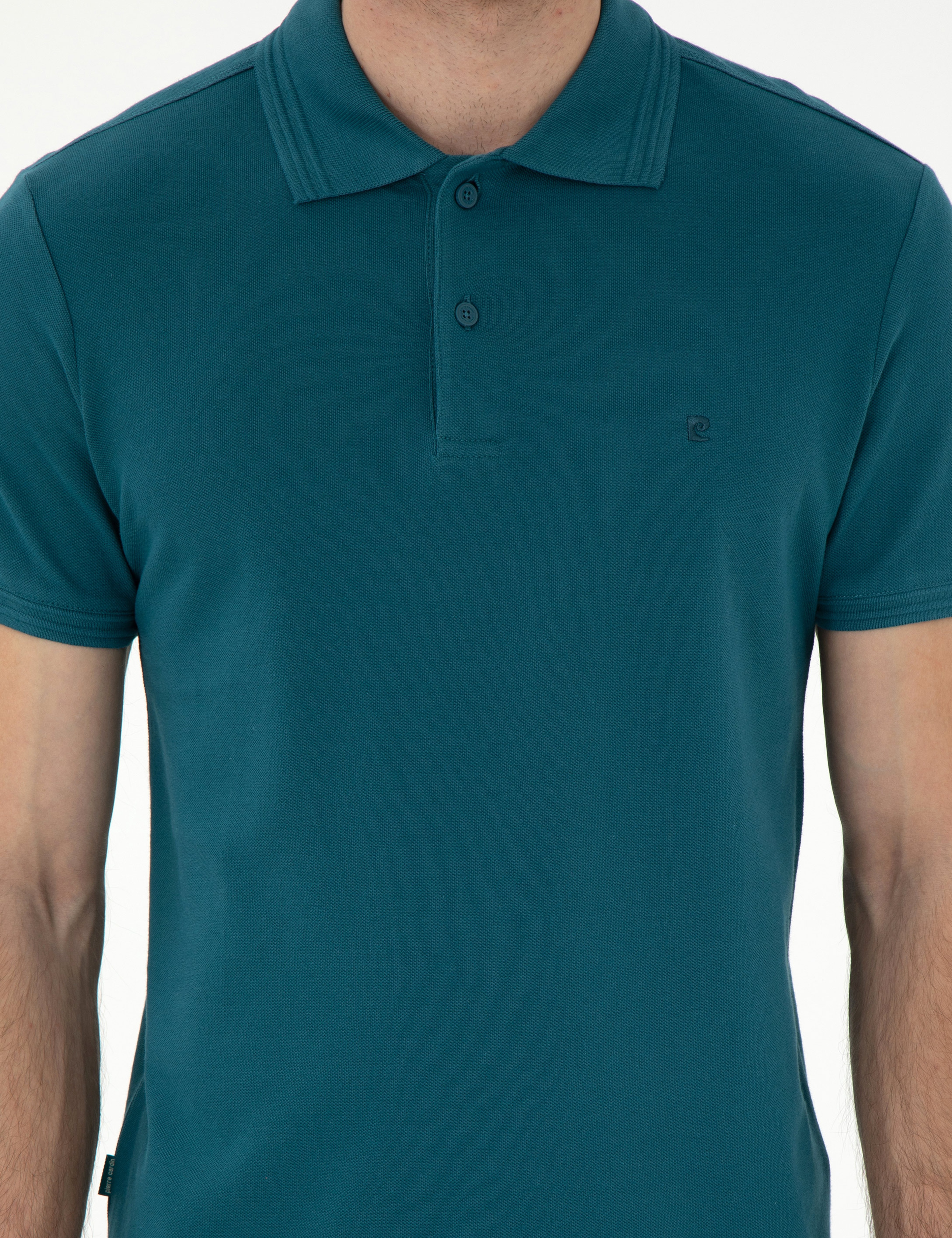 Zümrüt Slim Fit %100 Pamuk Polo Yaka Basic Tişört