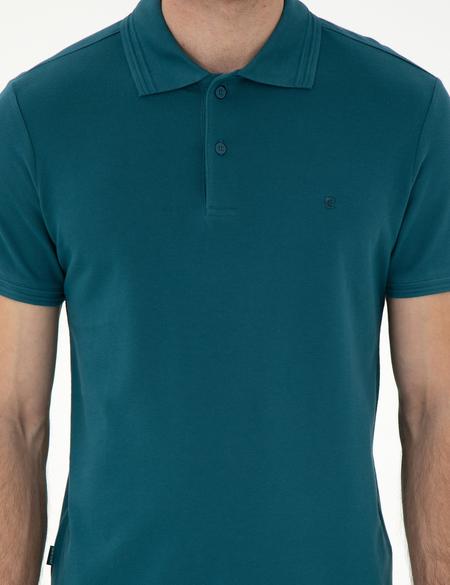Zümrüt Slim Fit %100 Pamuk Polo Yaka Basic Tişört - 50306448109
