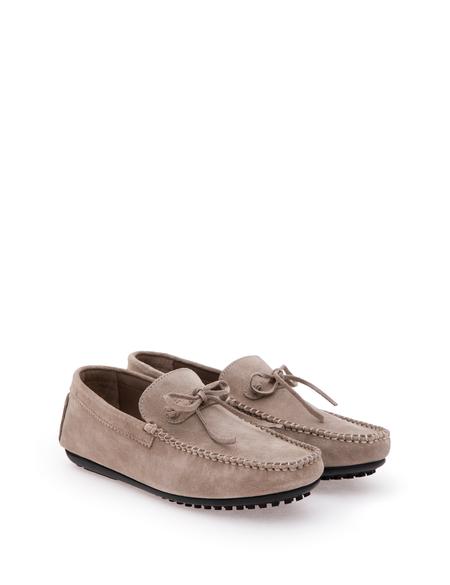 Bej Kauçuk Taban %100 Deri Loafer Ayakkabı - 50310192003