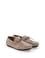 Bej Kauçuk Taban %100 Deri Loafer Ayakkabı