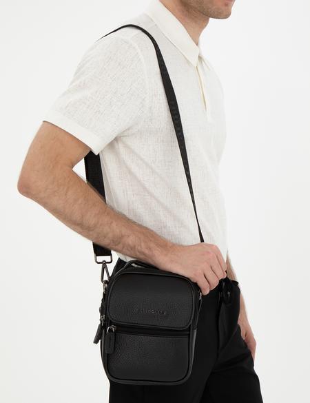 Erkek Siyah Askılı El Çantası - 50307643002