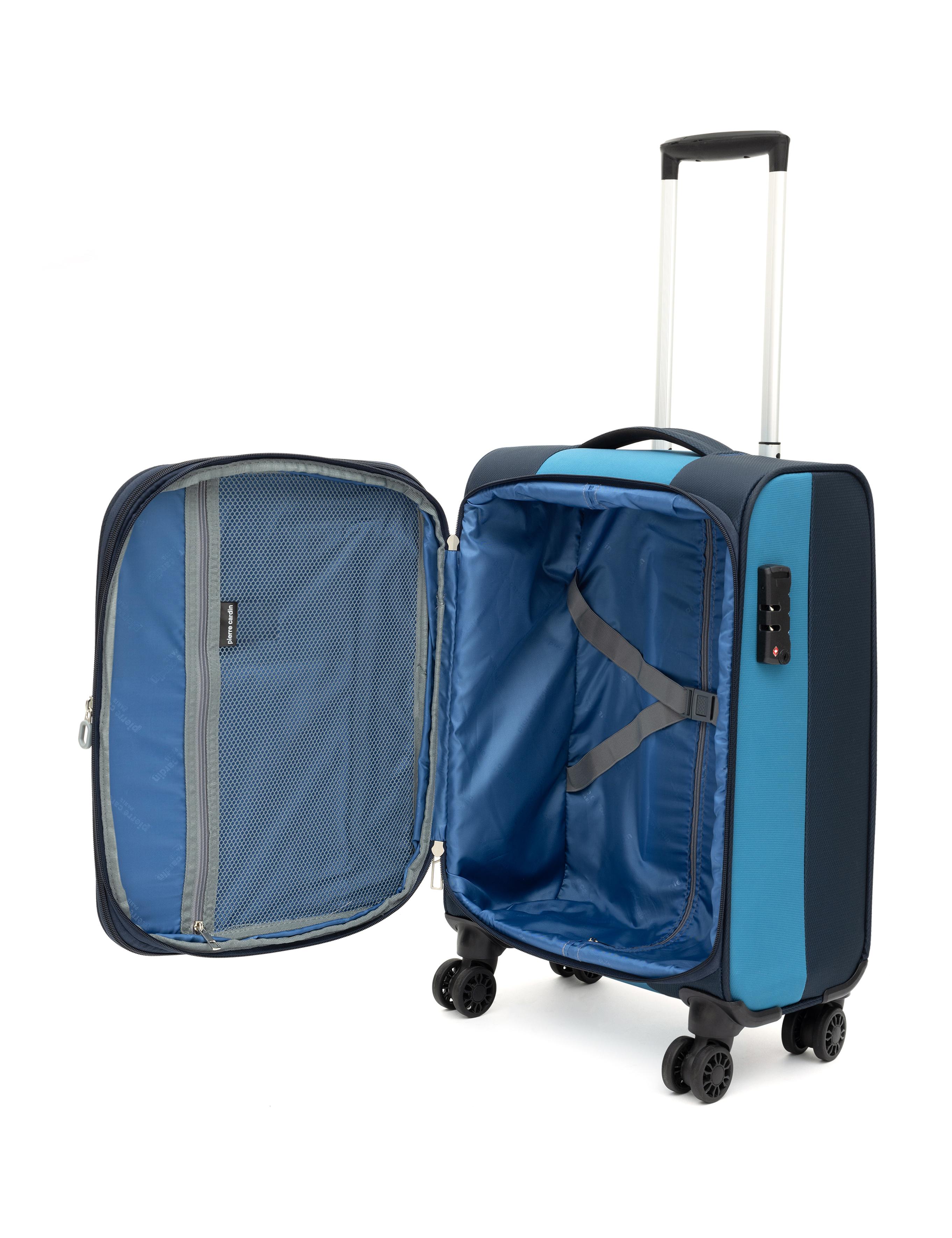 Lacivert Kabin Boy Kumaş Valiz