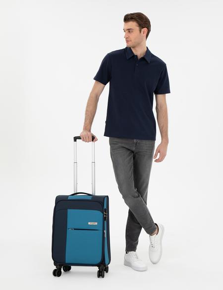 Lacivert Kabin Boy Kumaş Valiz - 50312961002