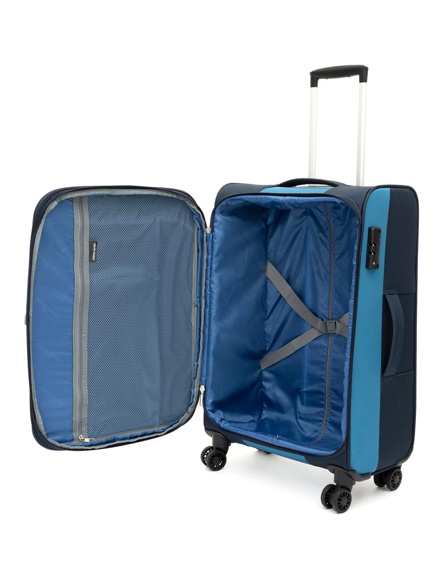 Lacivert Orta Boy Kumaş Valiz