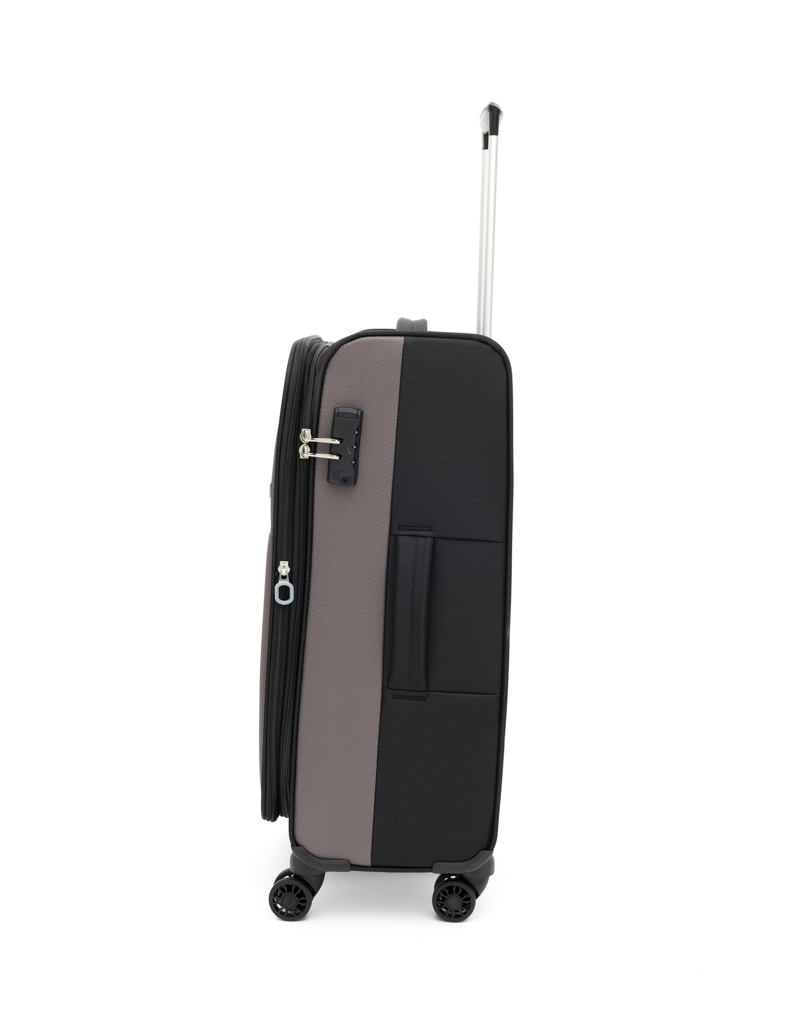 Siyah Orta Boy Kumaş Valiz