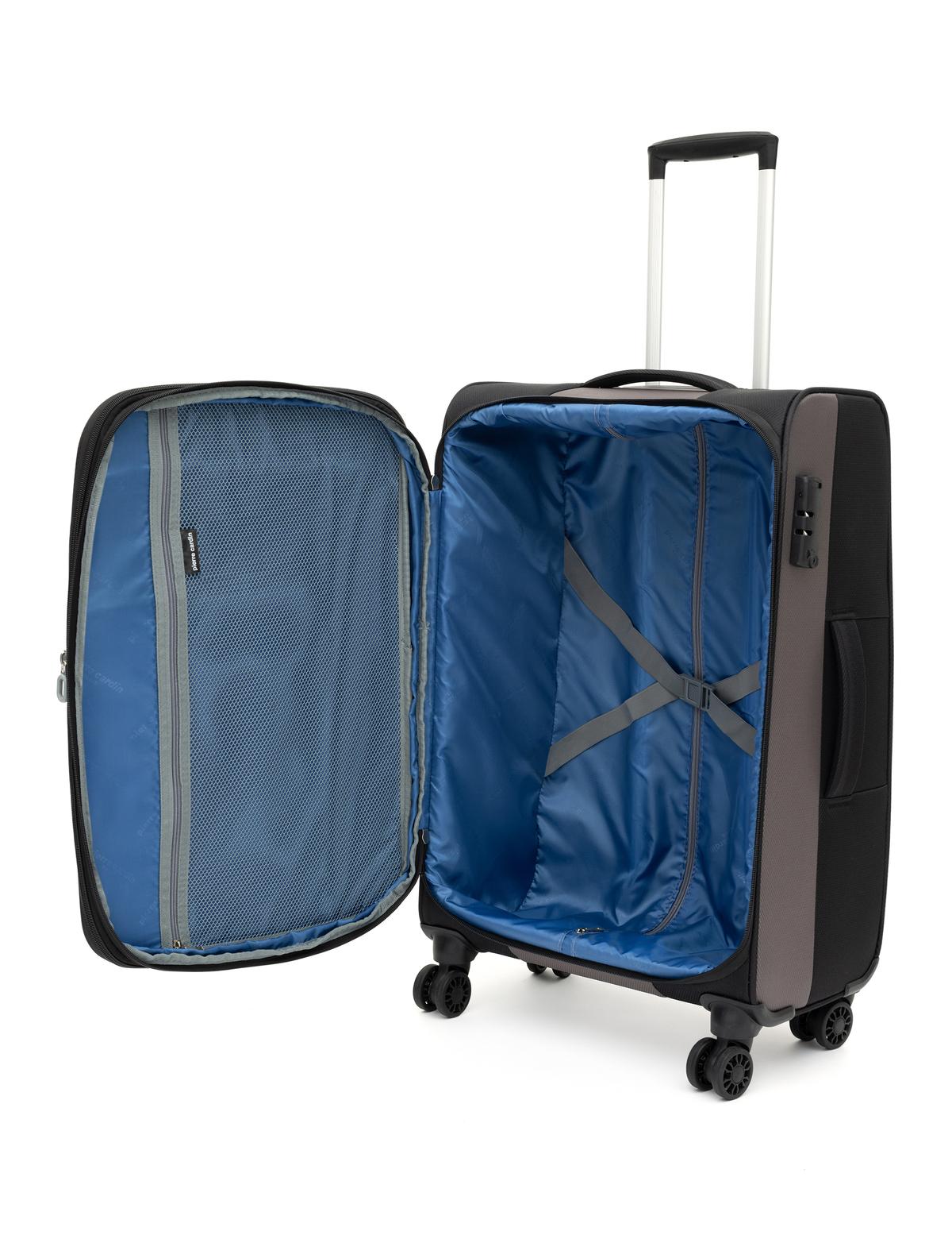 Siyah Orta Boy Kumaş Valiz - 50312940003