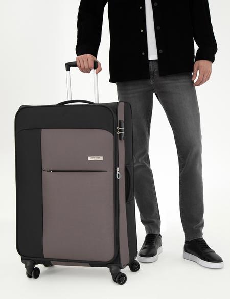 Siyah Büyük Boy Kumaş Valiz - 50312939003