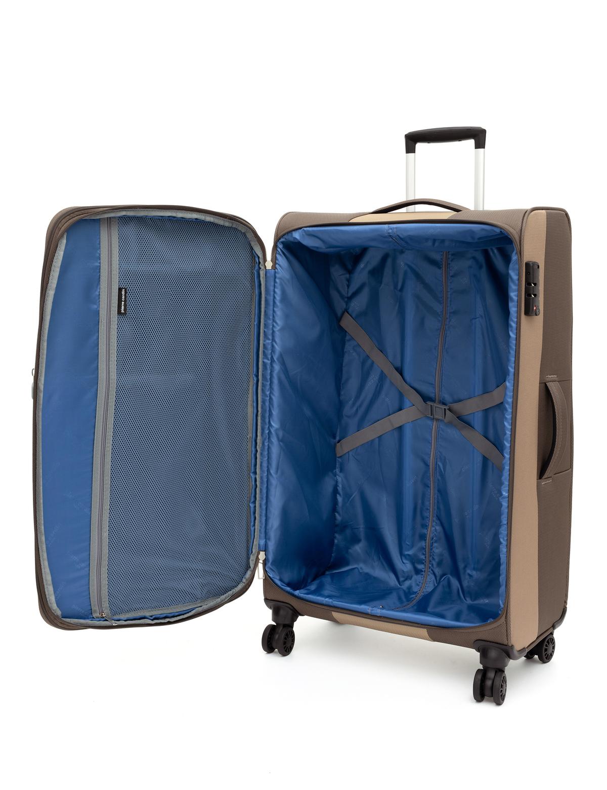 Bej Büyük Boy Kumaş Valiz - 50312939001