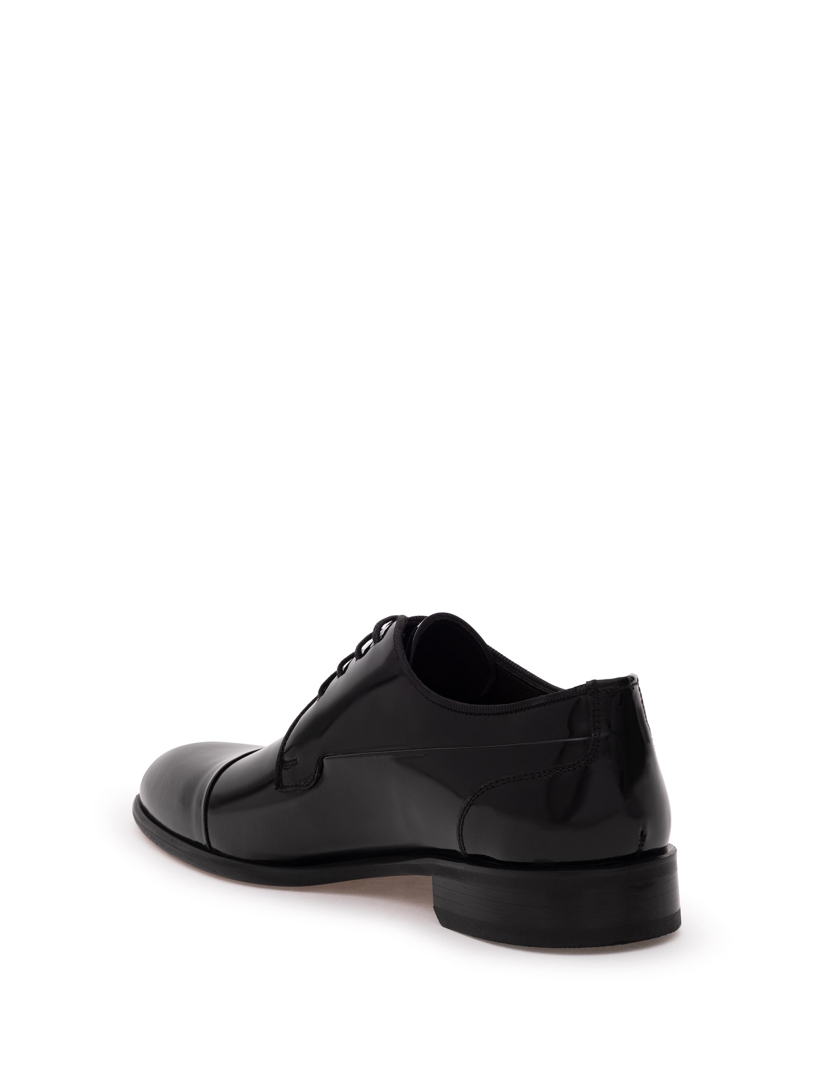 Siyah Rugan %100 Deri Klasik Ayakkabı