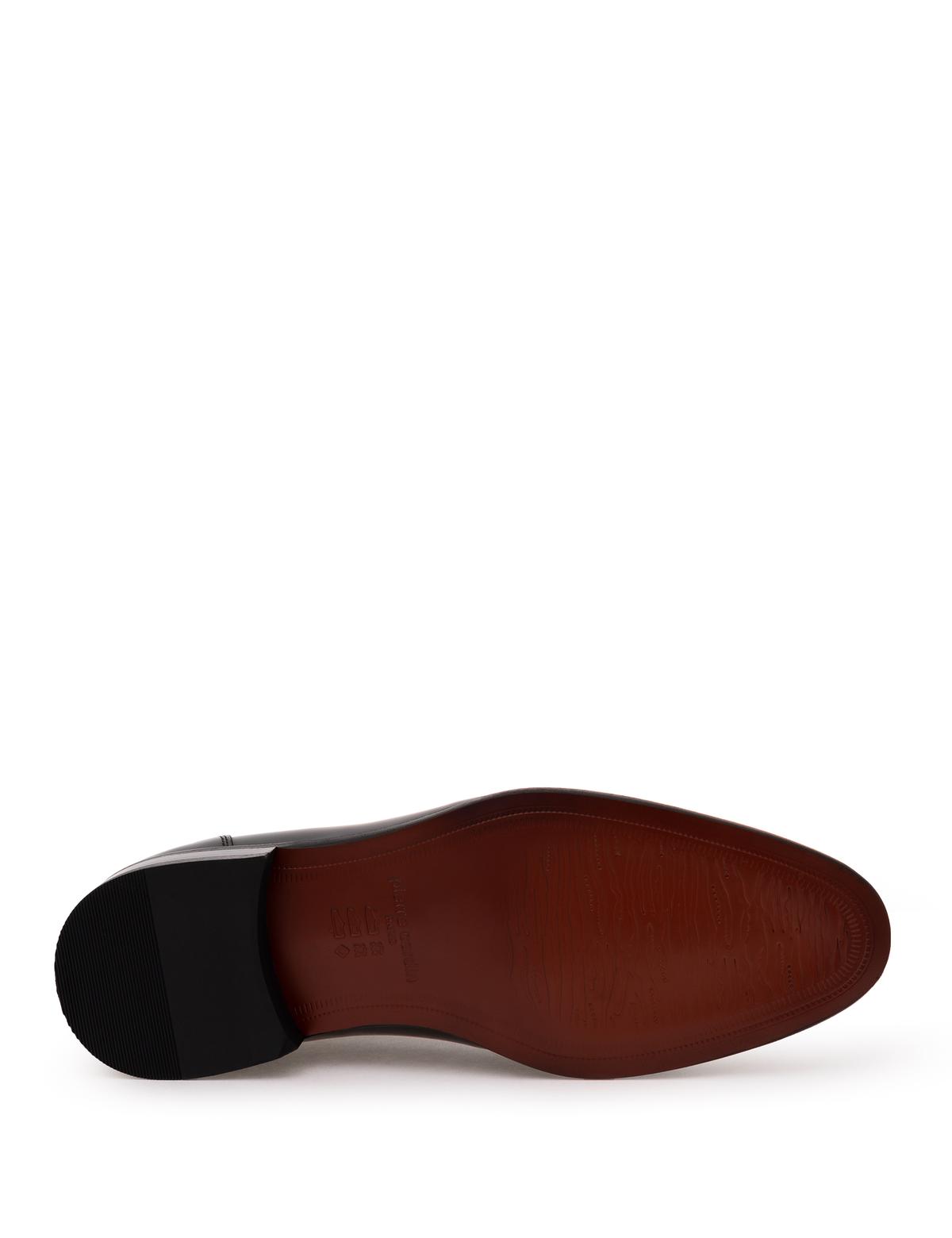 Siyah Rugan %100 Deri Klasik Ayakkabı - 50306465006