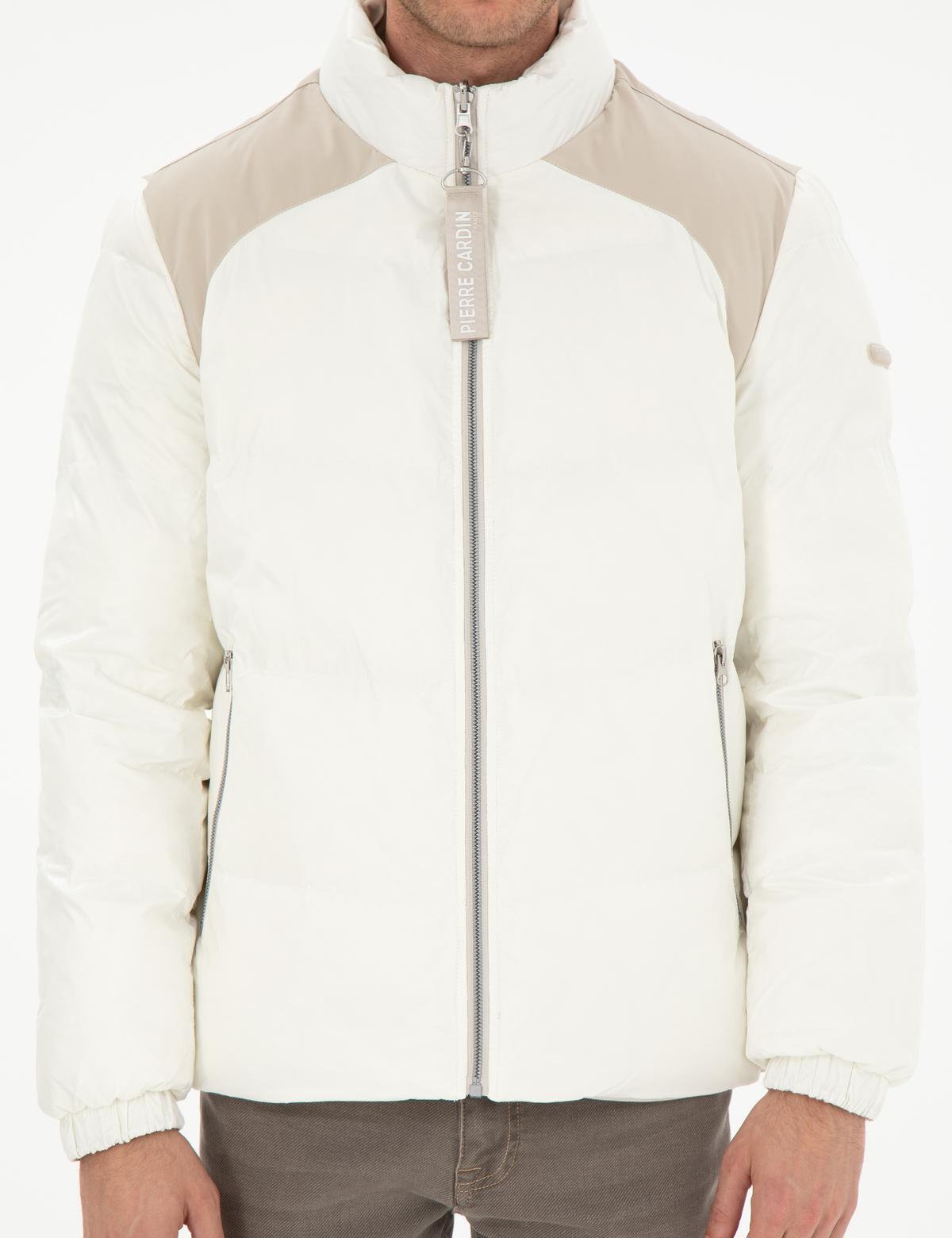 Bej Çift Taraflı Kaz Tüyü Mont - 50291018061