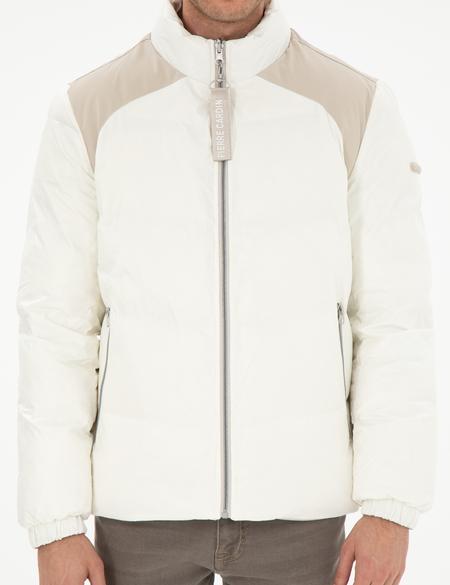 Bej Çift Taraflı Kaz Tüyü Mont - 50291018061