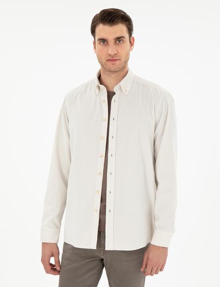 Vizon Regular Fit Uzun Kollu Gömlek - 50292347059