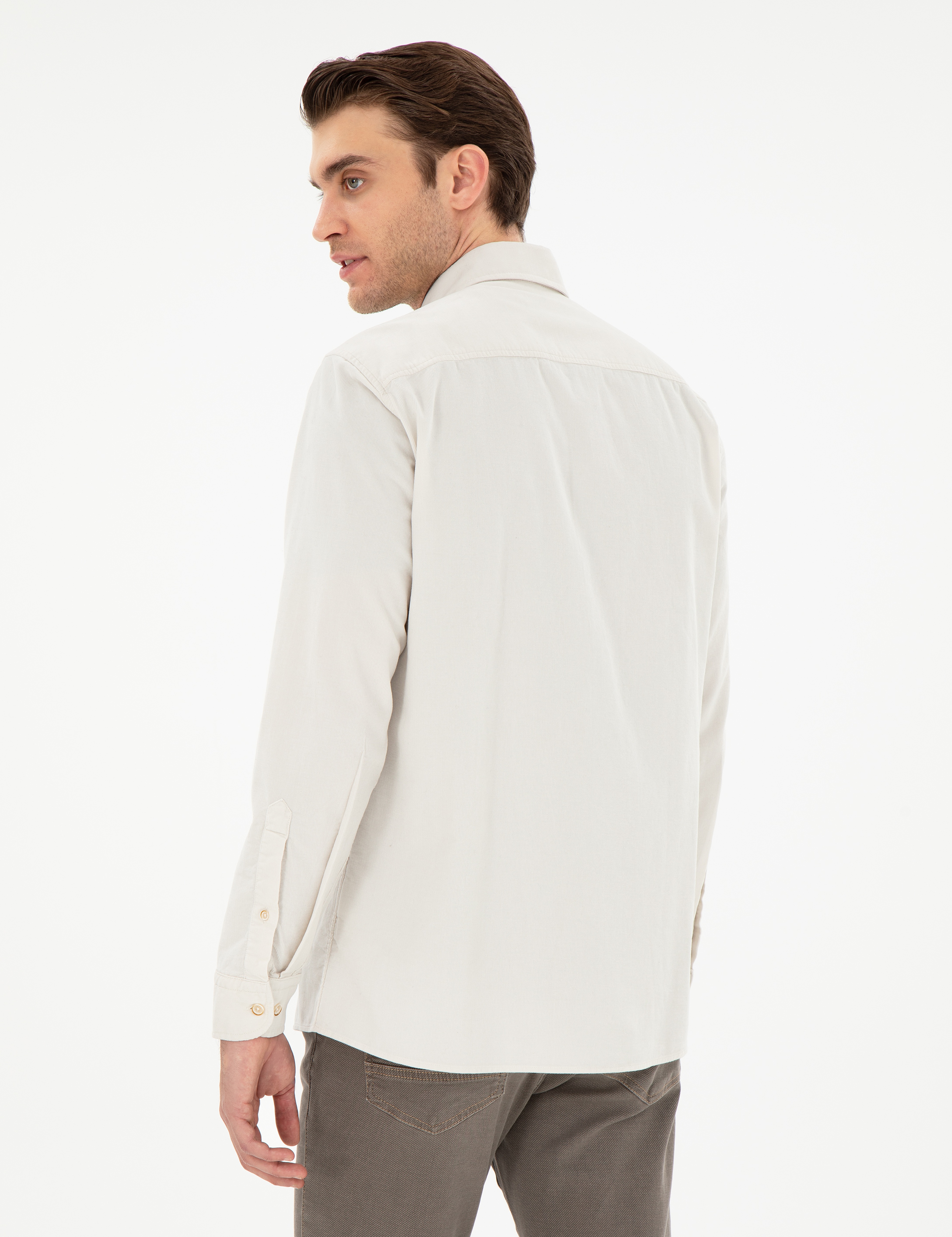 Vizon Regular Fit Uzun Kollu Gömlek - Image 5
