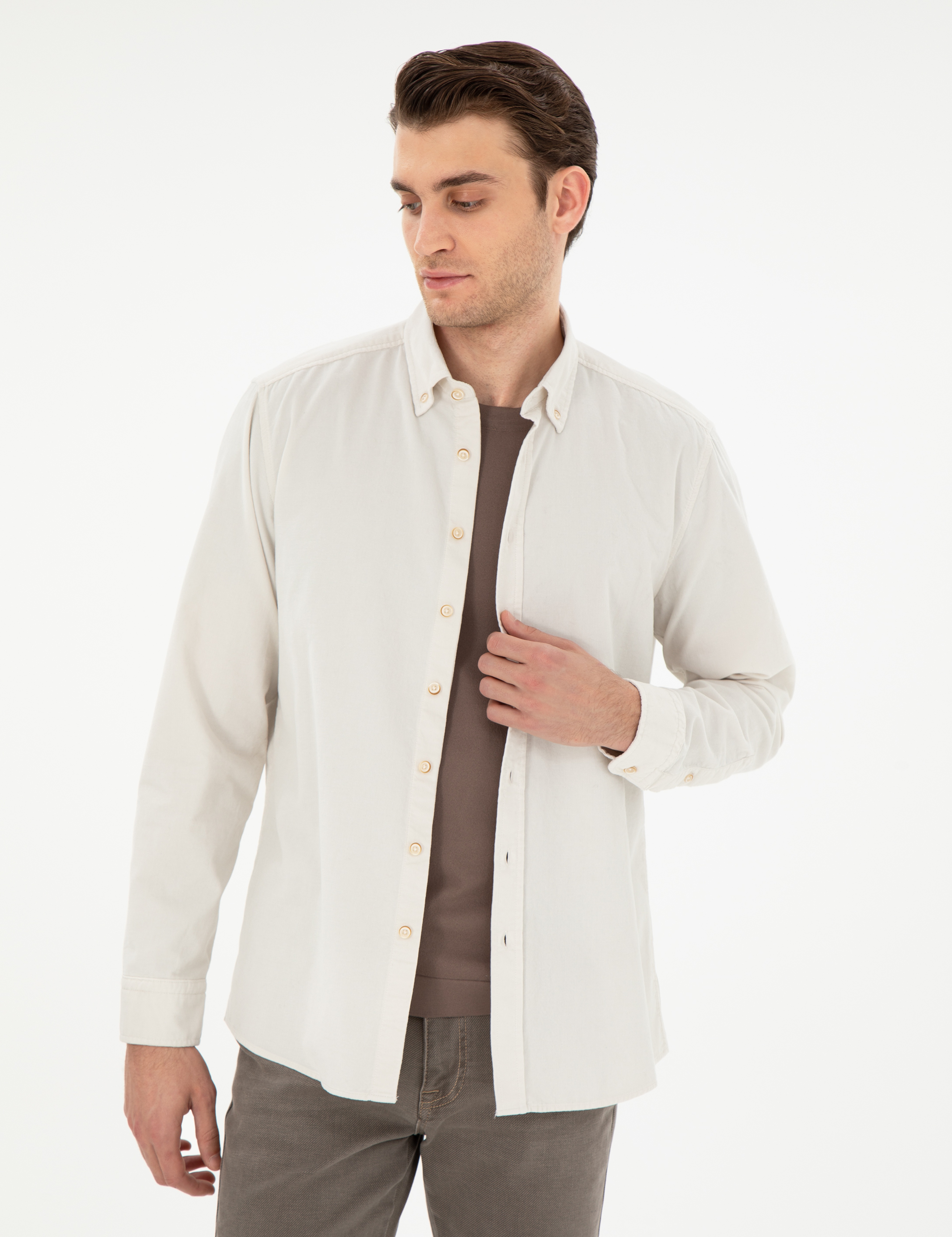 Vizon Regular Fit Uzun Kollu Gömlek