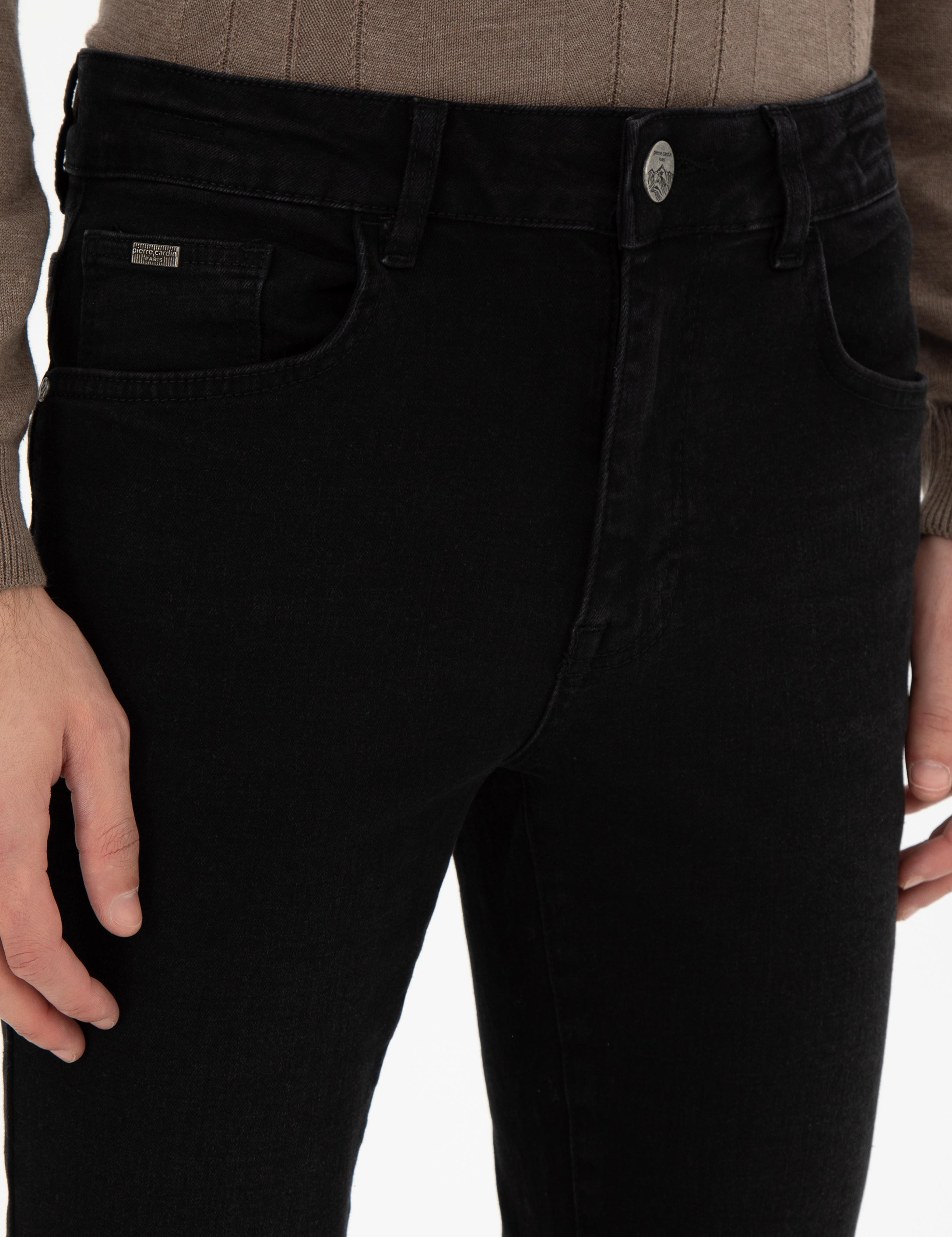 Antrasit Slim Fit Jean Pantolon