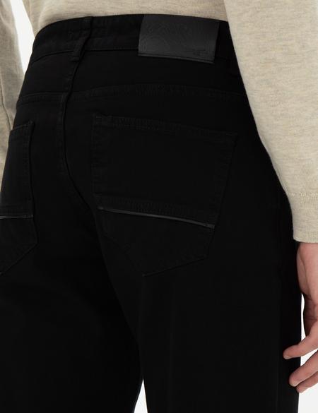 Siyah Slim Fit Jean Pantolon - 50292140036