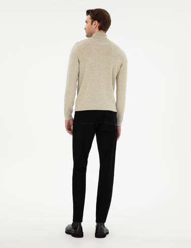Siyah Slim Fit Jean Pantolon