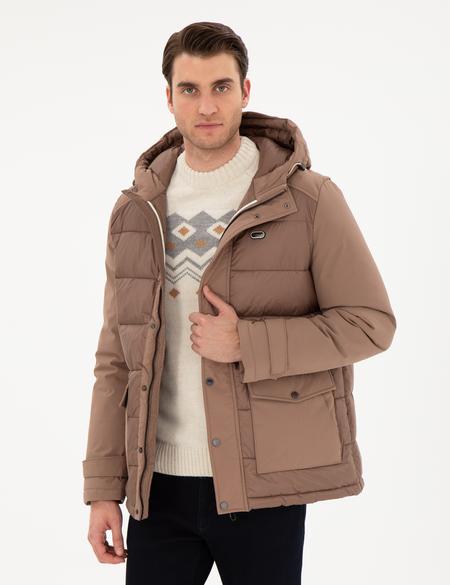 Vizon Kapüşonlu Mont - 50292851005