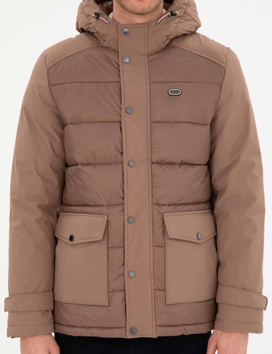 Vizon Kapüşonlu Mont