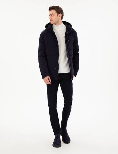 Lacivert Regular Fit Mont