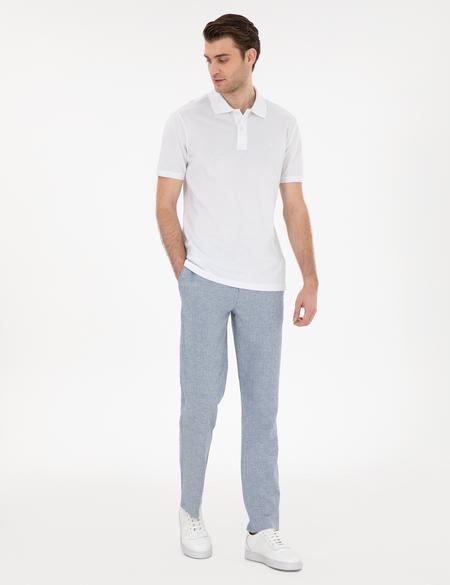 Açık Mavi Slim Fit Kumaş Pantolon - 50288250078
