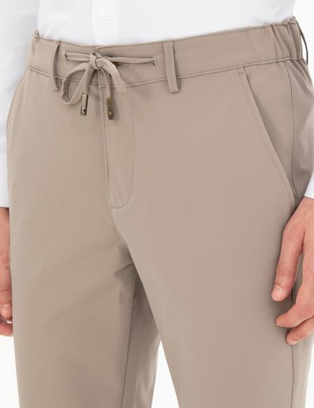 Vizon Slim Fit Esnek Jogger Kanvas Pantolon - 50305839256