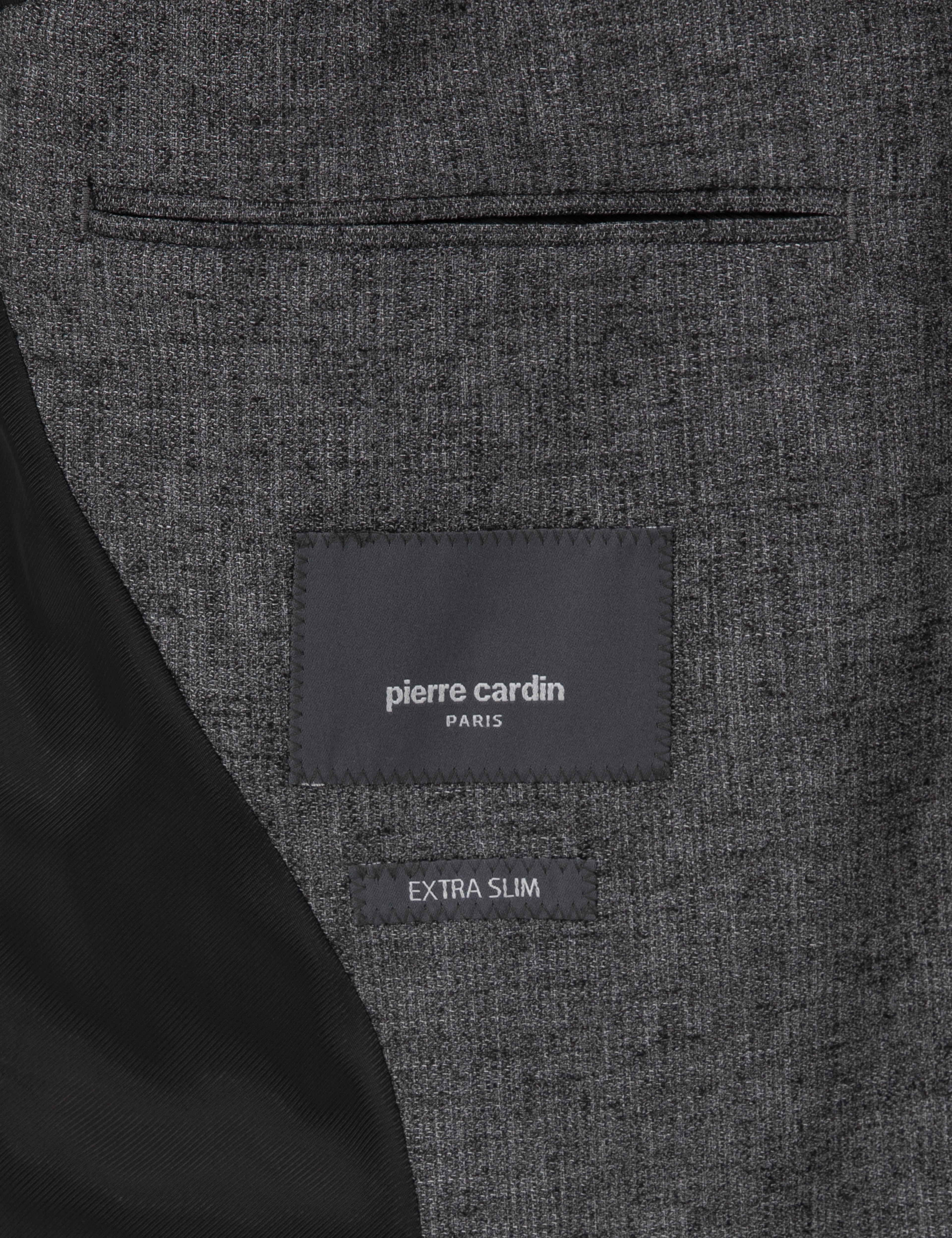 Antrasit Extra Slim Fit Keten Karışımlı Ceket - Image 6